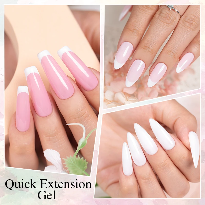 PUENTE Extensão Rápida Nail Gel Polonês Hema Livre Semi Permanente UV Nail Art Verniz Auto-nivelamento Manicure Construção Gel