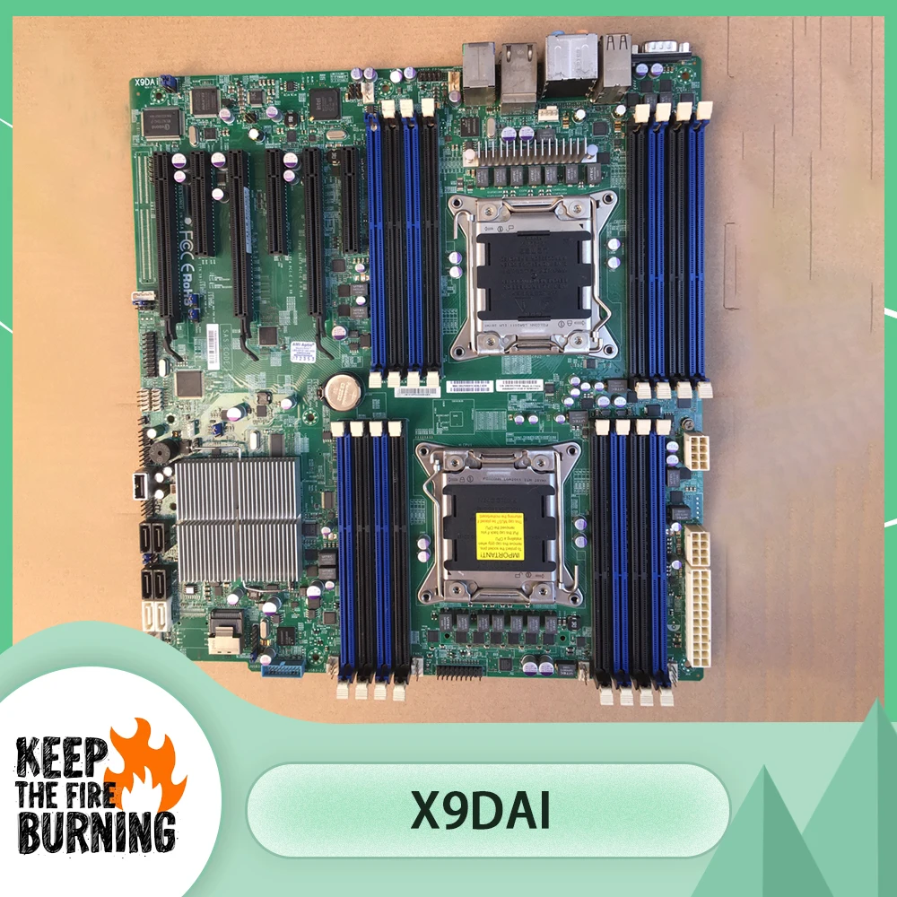 For Supermicro Dual channel Motherboard LGA2011 X79 Server Motherboard X9DAI