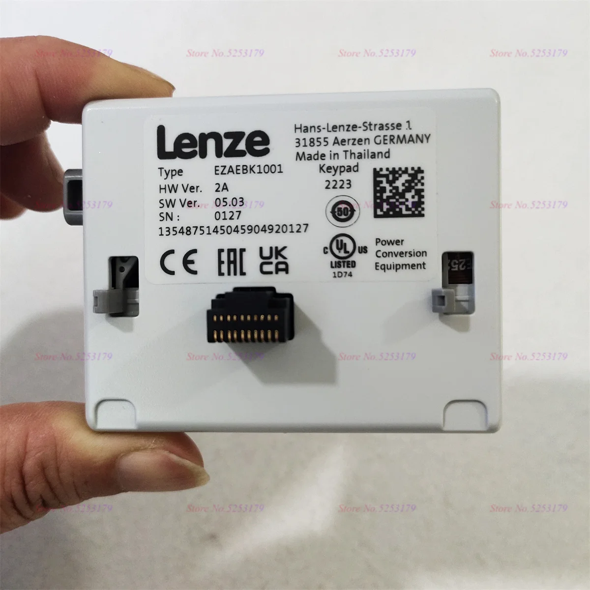 1PCS  EZAEBK1001 Lenze Brand New 8400/9400 series frequency converter operation panel Without packing