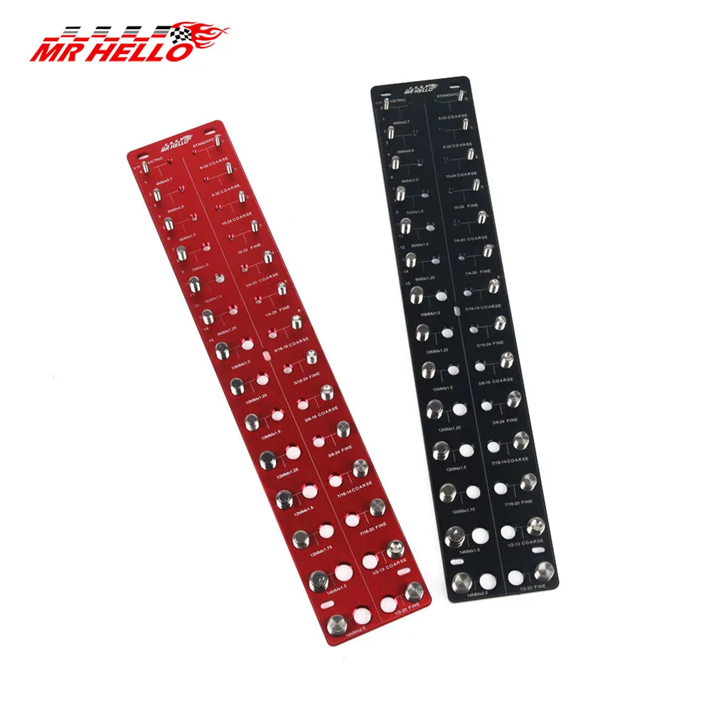 

Устройство для проверки резьбы гайки и болта 28, метрический и стандартный измеритель резьбы, точные инструменты для измерения размера винта и резьбы