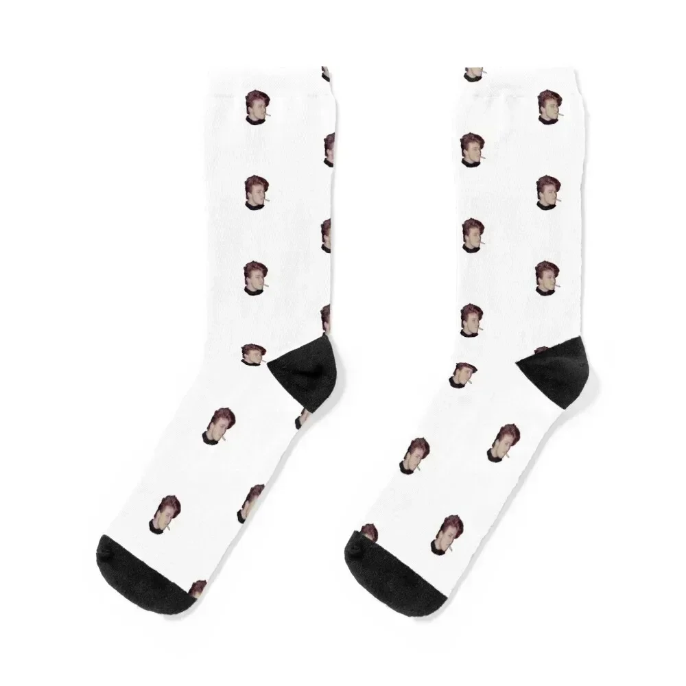 

alan wilder with cigarette Socks crazy anti slip football designer sports stockings Male Socks Women's