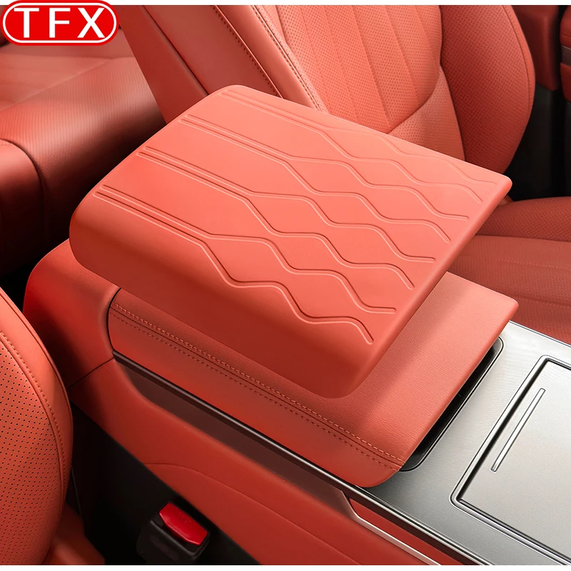 

For BYD Sealion 8 Tang L 2025 2026 Car Center Console Armrest Box Silicone Cover Version with Refrigerator Auto Accessories