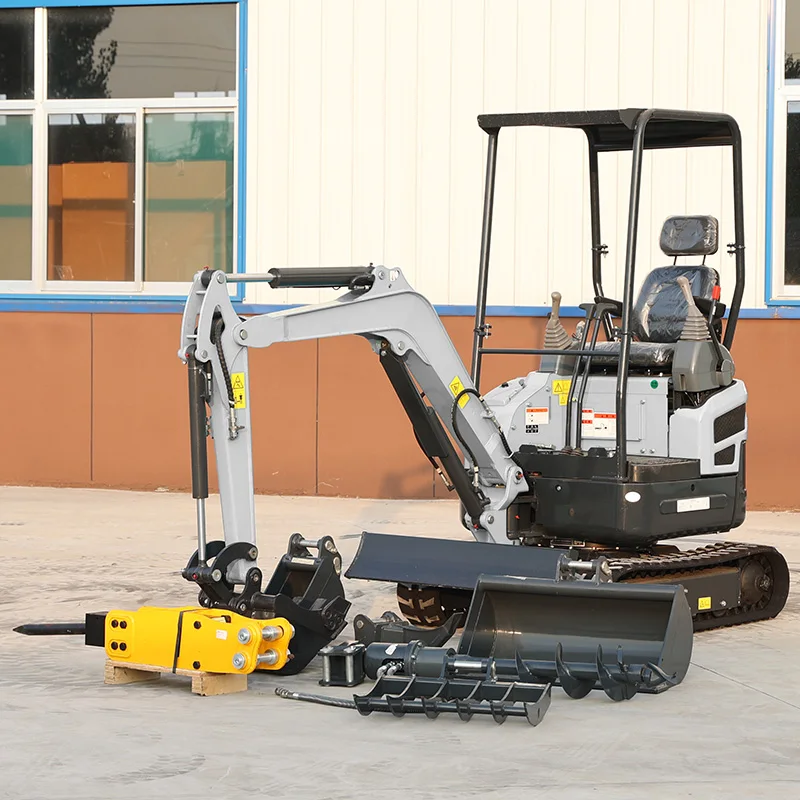 

2-тонный мини-экскаватор на гусеничном ходу с гидравлическим приводом, мини-погрузчик с кабиной, двигатель EPA Euro 5, на заказ