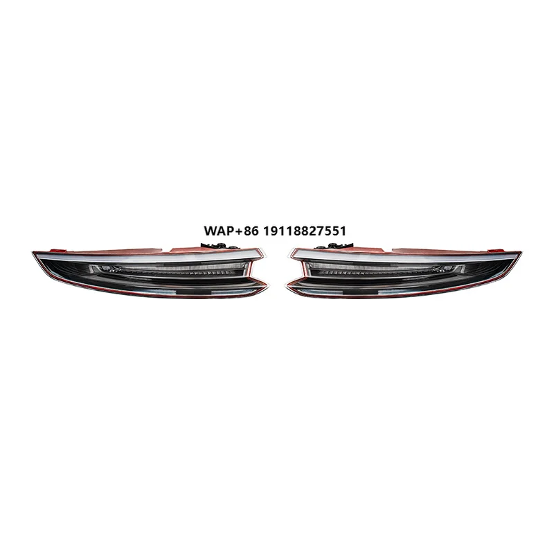 2016-2019 911 Car Modification Upgrade Rear Reverse Light Black Background Tail Light Brake Turn signal Light for 991.2