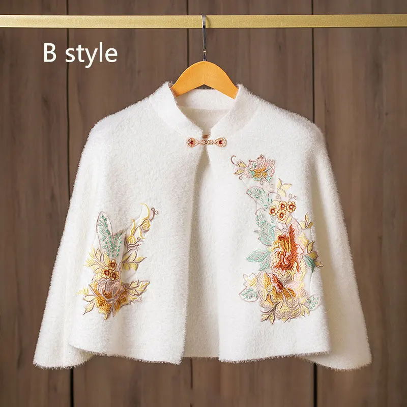 

Mingli Tengda плюшевая шаль невесты свадебная накидка свадебный Cheongsam внешний плащ китайский кардиган куртка разные стили болеро