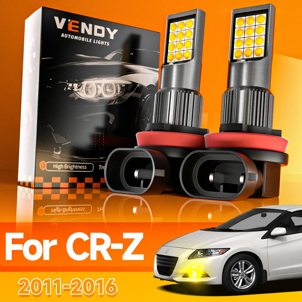 

2pcs For Honda CR-Z CR Z CRZ 2011-2016 LED Fog Light 2012 2013 2014 2015 Canbus Accessories