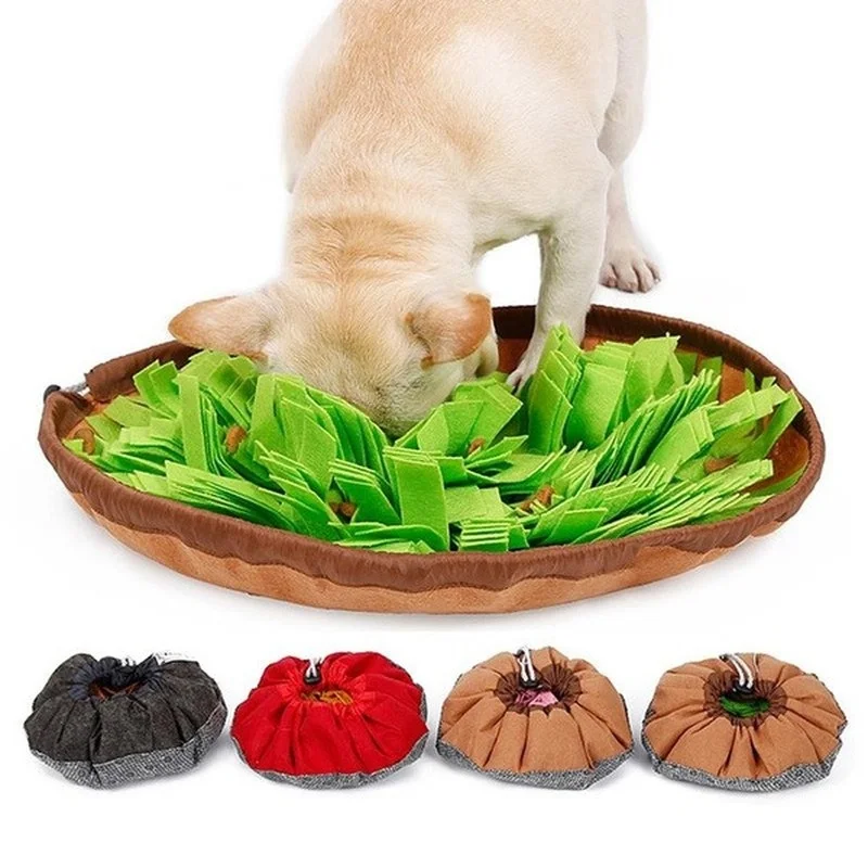 1pc Dog Mat Pet Puzzle Toy Sniffing Training Pad Activity Blanket Feeding Mat for Dog Release Stress