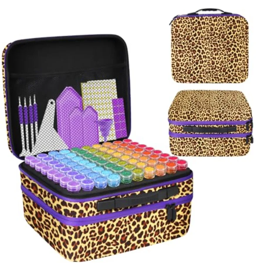 

Diamond Painting Storage Containers240 Slots Diamond Painting Accessories with Tools for Diamond Art Organizer Craft Jewelry Be