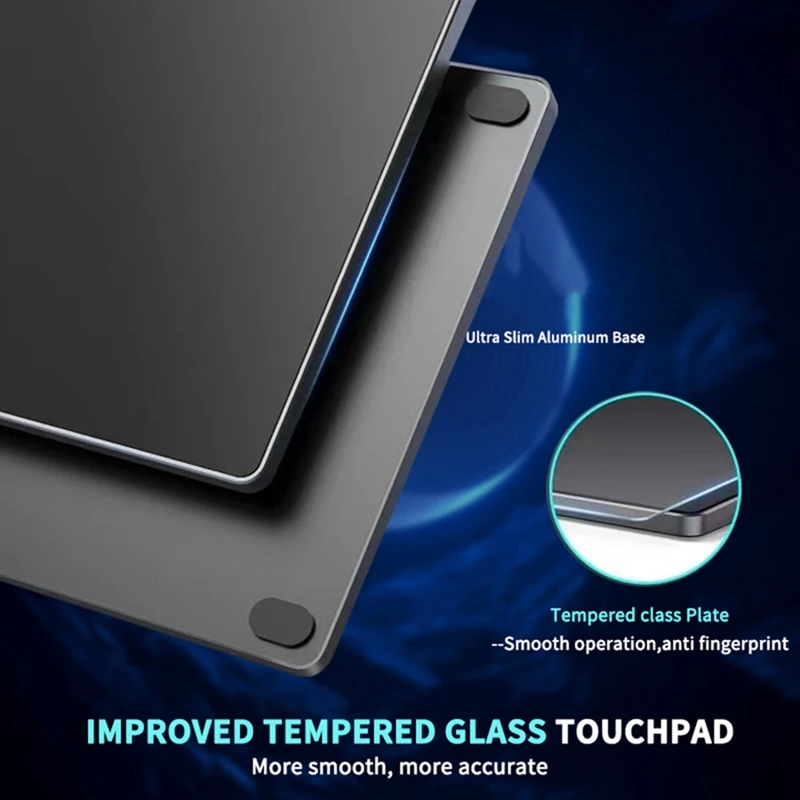 

USB Wired Multi-Touch Trackpad Slim Touchpad Mouse for Window WhiteJAS