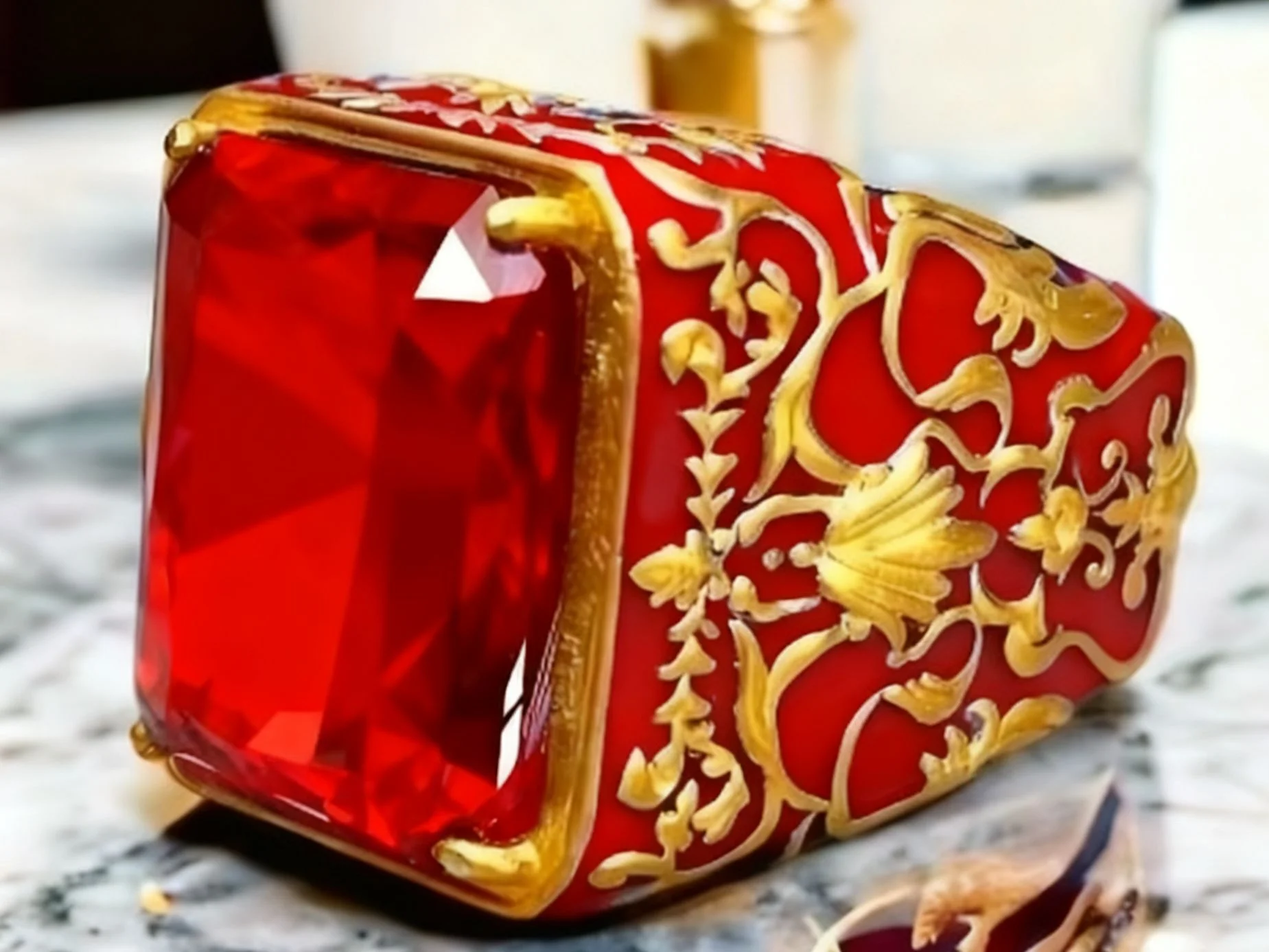 New style Wholesale of oval-shaped men's rings set with obsidian and agate rings from the manufacturer view 3