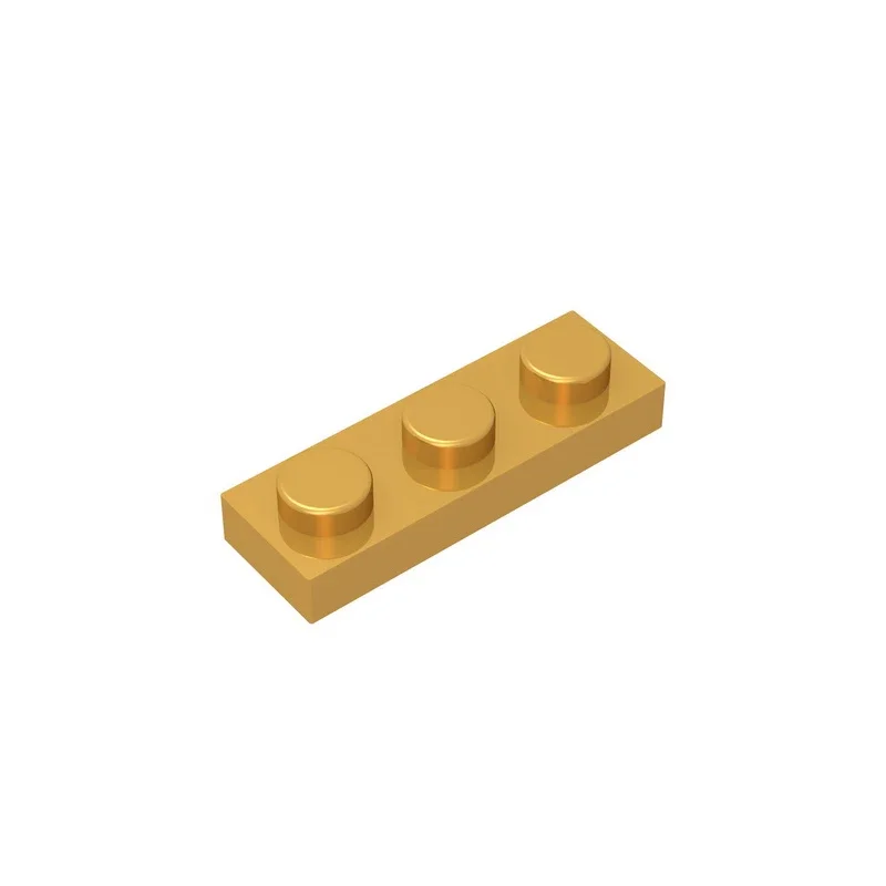 Gobricks GDS-503 Plate 1 x 3 compatible with lego 3623 pieces of children\'s DIY building block Particles Plate DIY