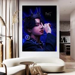 5d Kpop boy Diamond Painting Art Korea Pop Singer Full Square Round Drills Cross Stitch Handmade Gift Mosaic Wall Decor