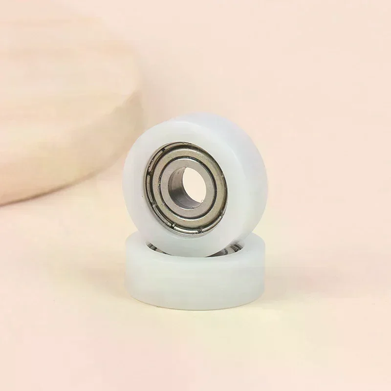 5*17*6mm Nylon Plastic Roller Guide Wheel 695zz Bearing Wheel POM Drawer Window Door Pulley Roller