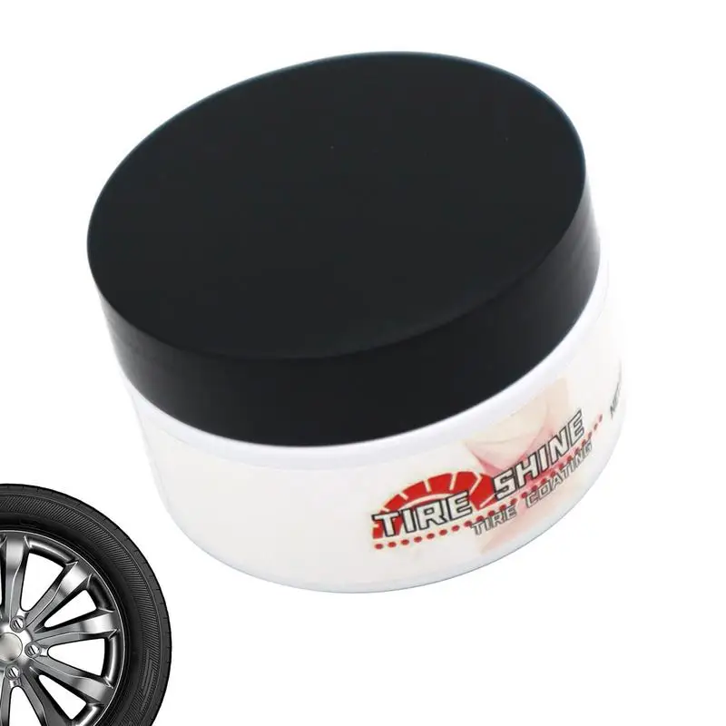 

Tire Coating Gloss Tire Shine Applicator Wheel Care Tire Cleaner 100g UV Protection Polish Tire Restore Stains Dressing Wax