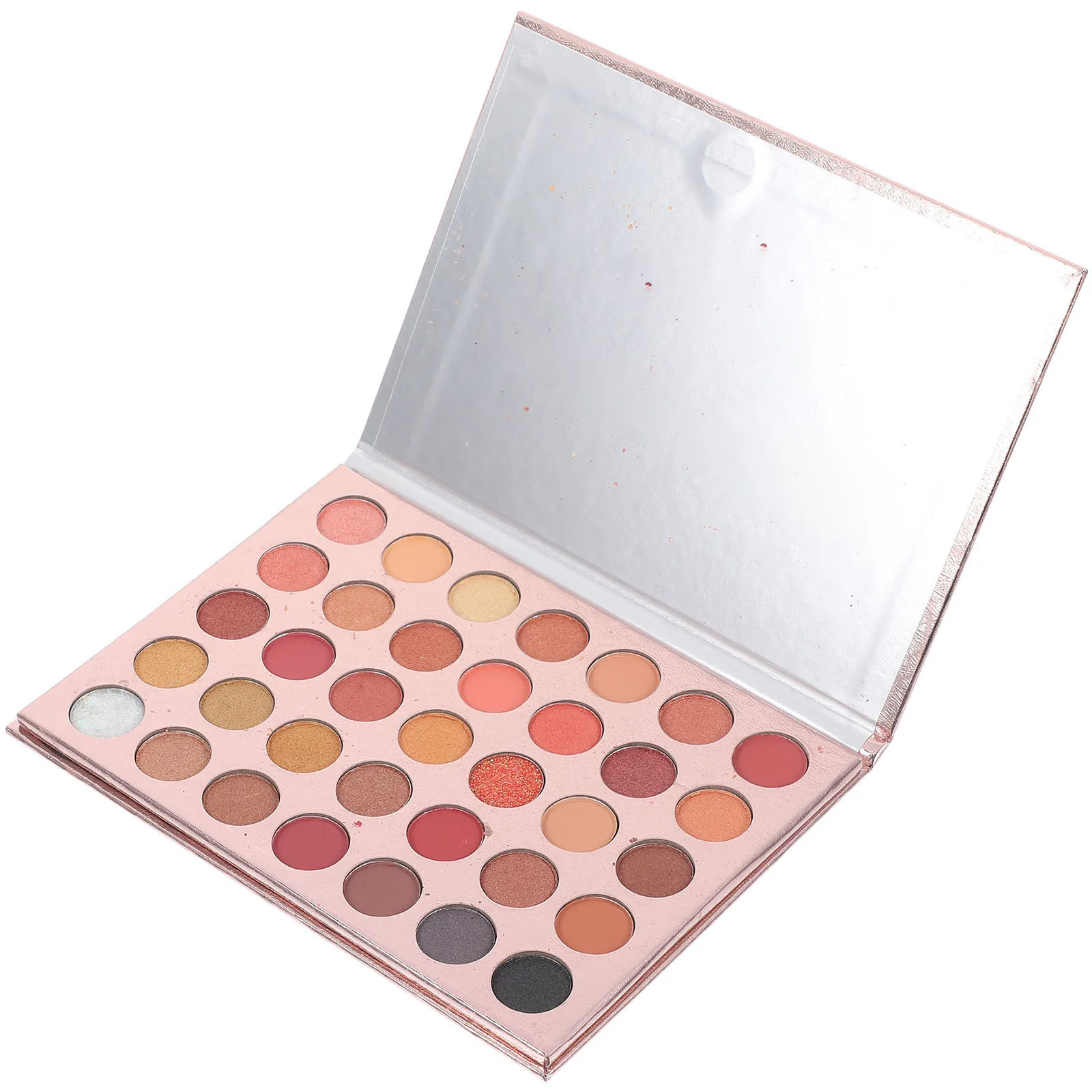 Paleta de maquillaje profesional resistente al agua, sombra de ojos compacta, mate, brillo, 35 colores, Kit de polvo para mujer, sombra de ojos compacta