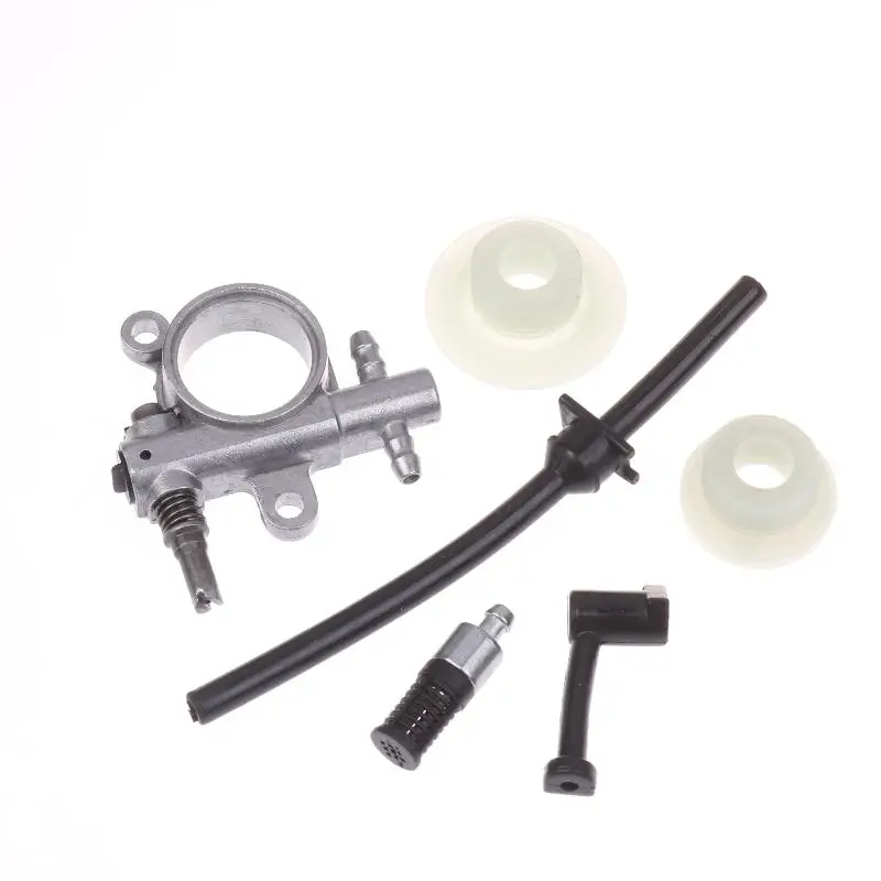 Chainsaw Oil Pump Line Hose Kit With Integrated Endless Screw For 25CC 2500 Chainsaw Pump Nozzle Connection