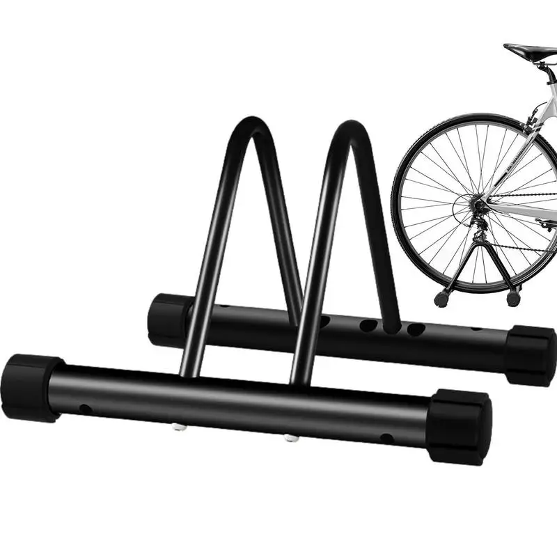 Bicycle Floor Stand, Floor Type Bicycle Storage Organizer, Bike Stands Parking Rack Heavy Duty Carbon Steel Bicycle Stand