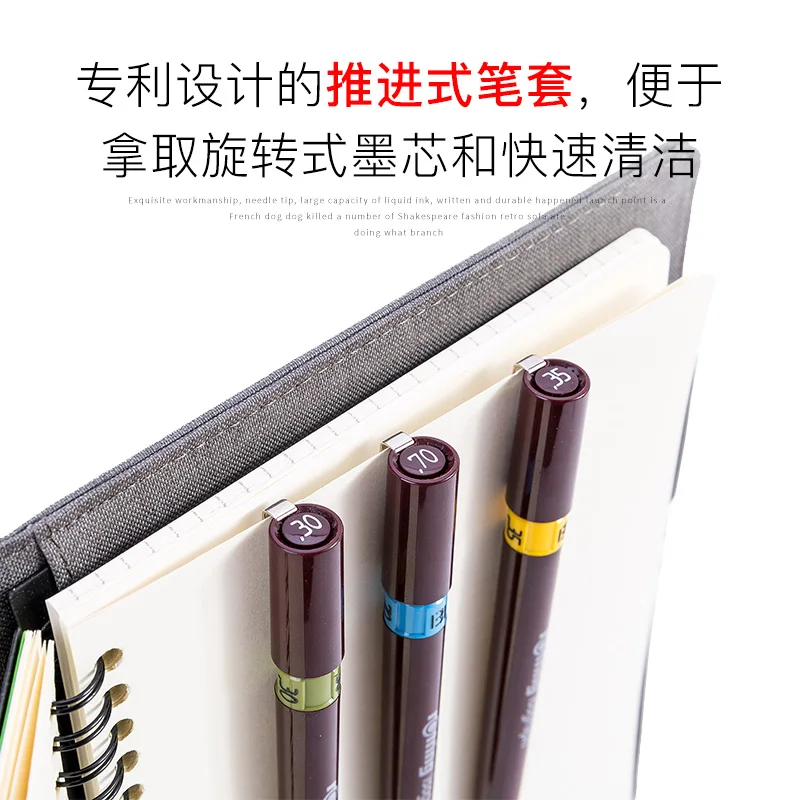 1 Máy Tính ROtring Isograph Bút Chì Kim 0.1-0.8Mm Lặp Đi Lặp Lại Thay Thế Ngòi Addable Mực Móc Dây Chuyền Bút Cầm Tay sơn/Bút Vẽ