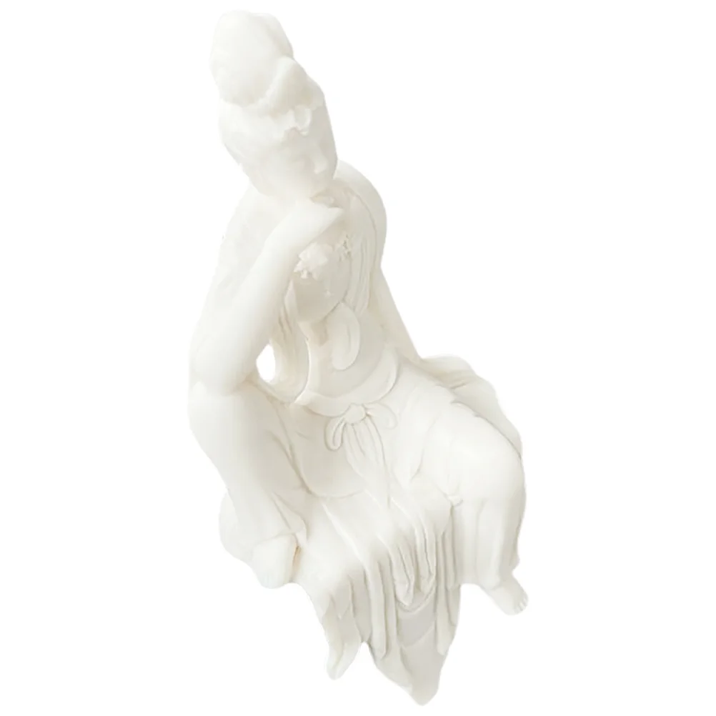 

Guanyin Buddha Statue Nut Material Detailed Carving for Feng Shui Living Room Office Meditation Buda Statues Buda Figure