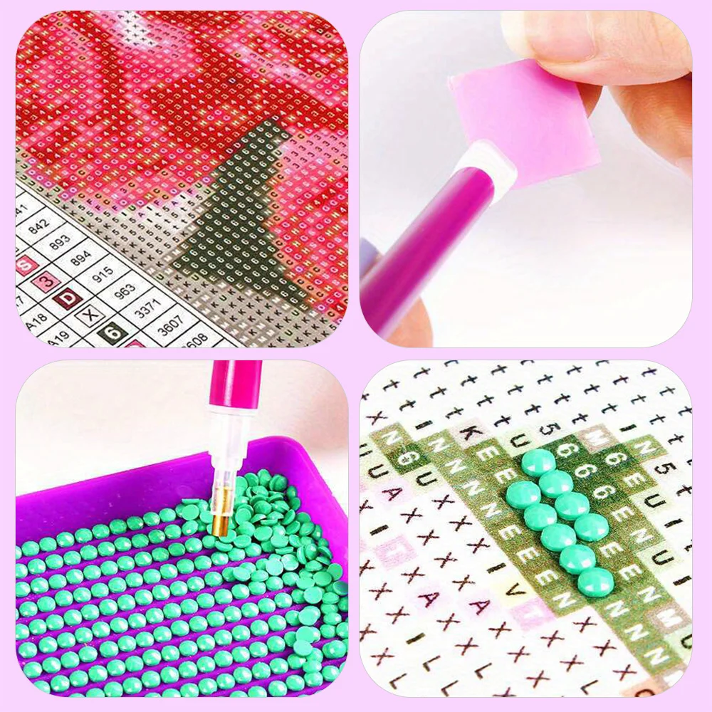 AZQSD Diamond Painting New Arrival Sunset Landscape Full Round Drill Rhinestones Seaside Beach Embroidery Home Decor