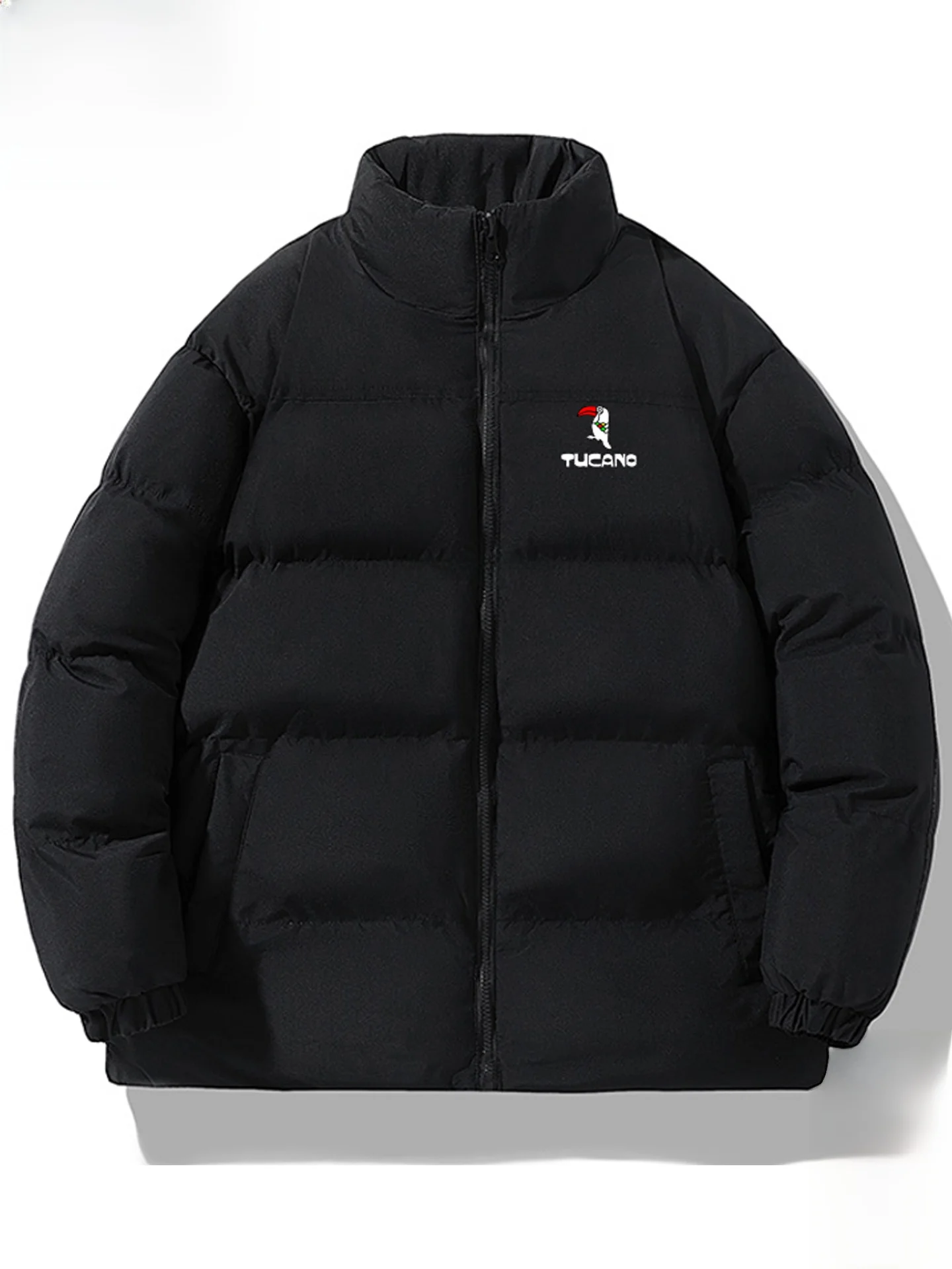 

Мужская зимняя верхняя одежда Thiened Cotton Jaet, теплое пуховое хлопковое пальто с воротником-стойкой, модная молодежная городская одежда Long Sve