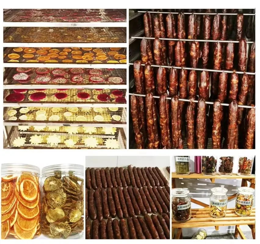 6 8 10 12 15 20 30 Layers Industrial Meat Dehydrator/ Food Dehydration Meat Vegetable Fruit Dehydrator Drying Machine/Rotating