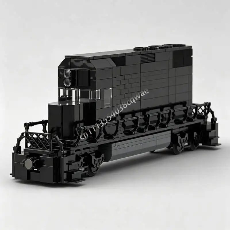 492 Parts MOC Locomotive Train Model Custom Puzzle DIY Assembly Creative Building Blocks Toys Popular Collection Display Gifts