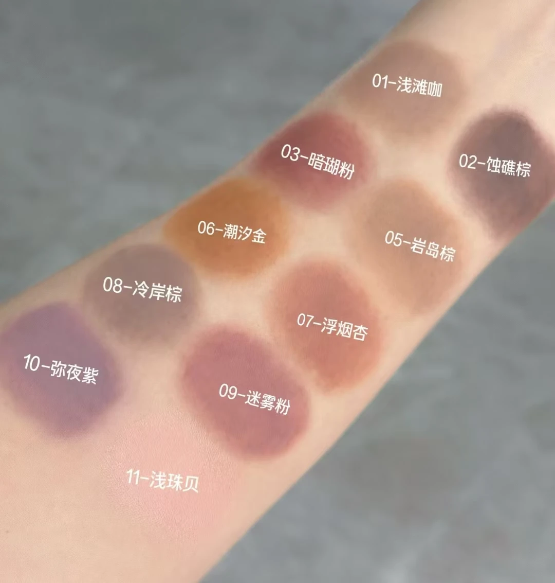 INSBAHA Wenkbrauw Mascara Waterproof Zachte Mist Kleurinstelling Natuurlijke Niet-klonterende Wenkbrauw Tint Langdurige Paarse Wenkbrauw Make-up