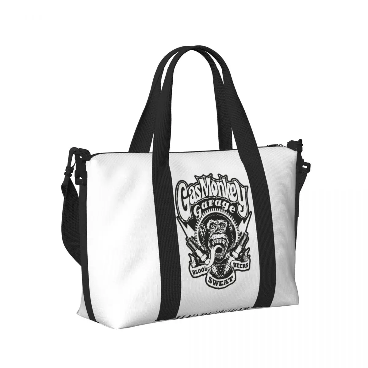 

Gas Monkeys Garage Live Beach Travel Bag Large Capacity Tote Bags for Gym Yoga Women Shopping Duffle Shoulder Bag
