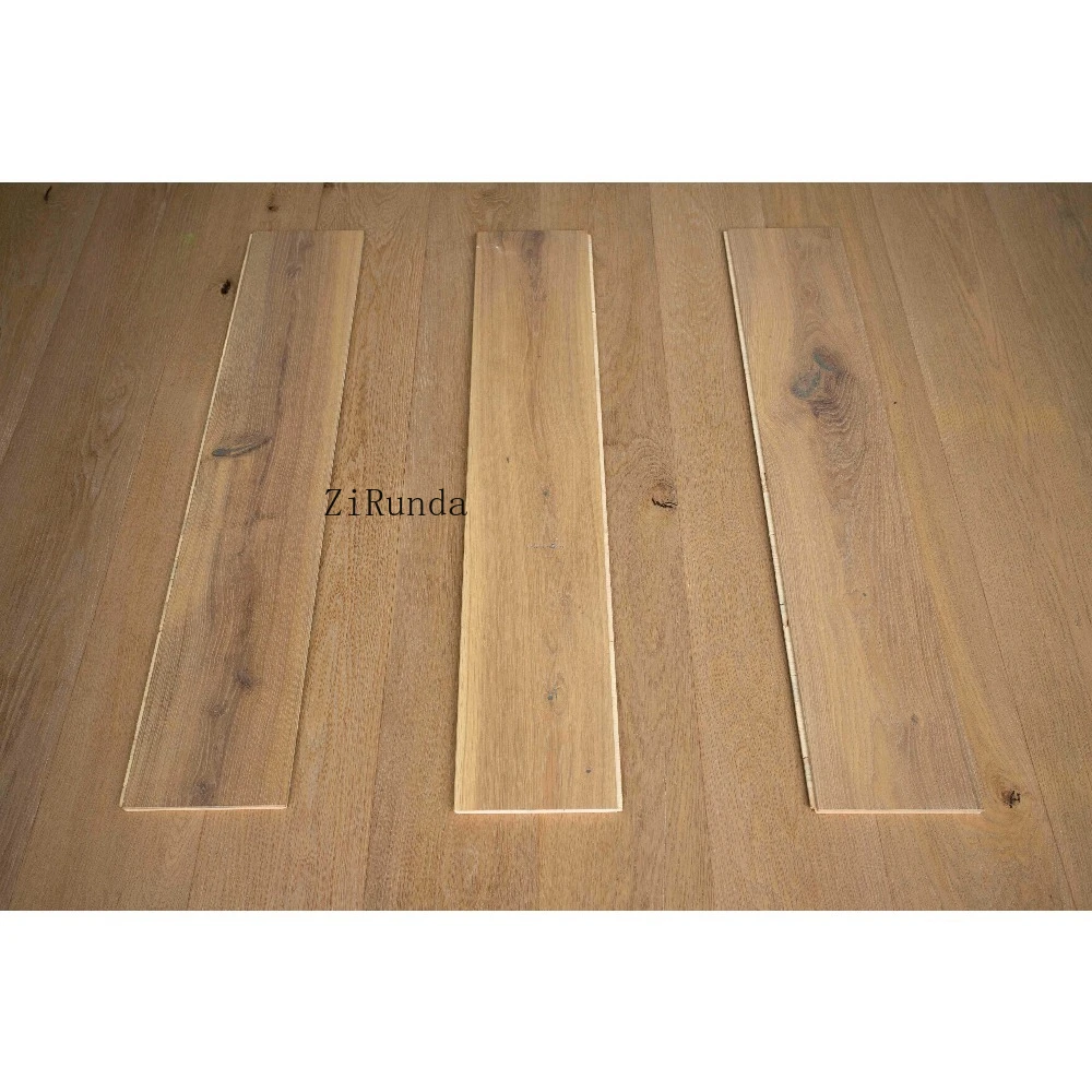 Pavimento impiallacciato in legno massello naturale impermeabile versione personalizzata, pavimento interno antiscivolo