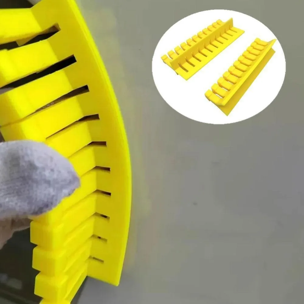 

2 шт. пластиковый автомобильный ремонт вмятин на кузове, легкий прочный автомобильный инструмент для ремонта вмятин краски, прямоугольный усиленный край