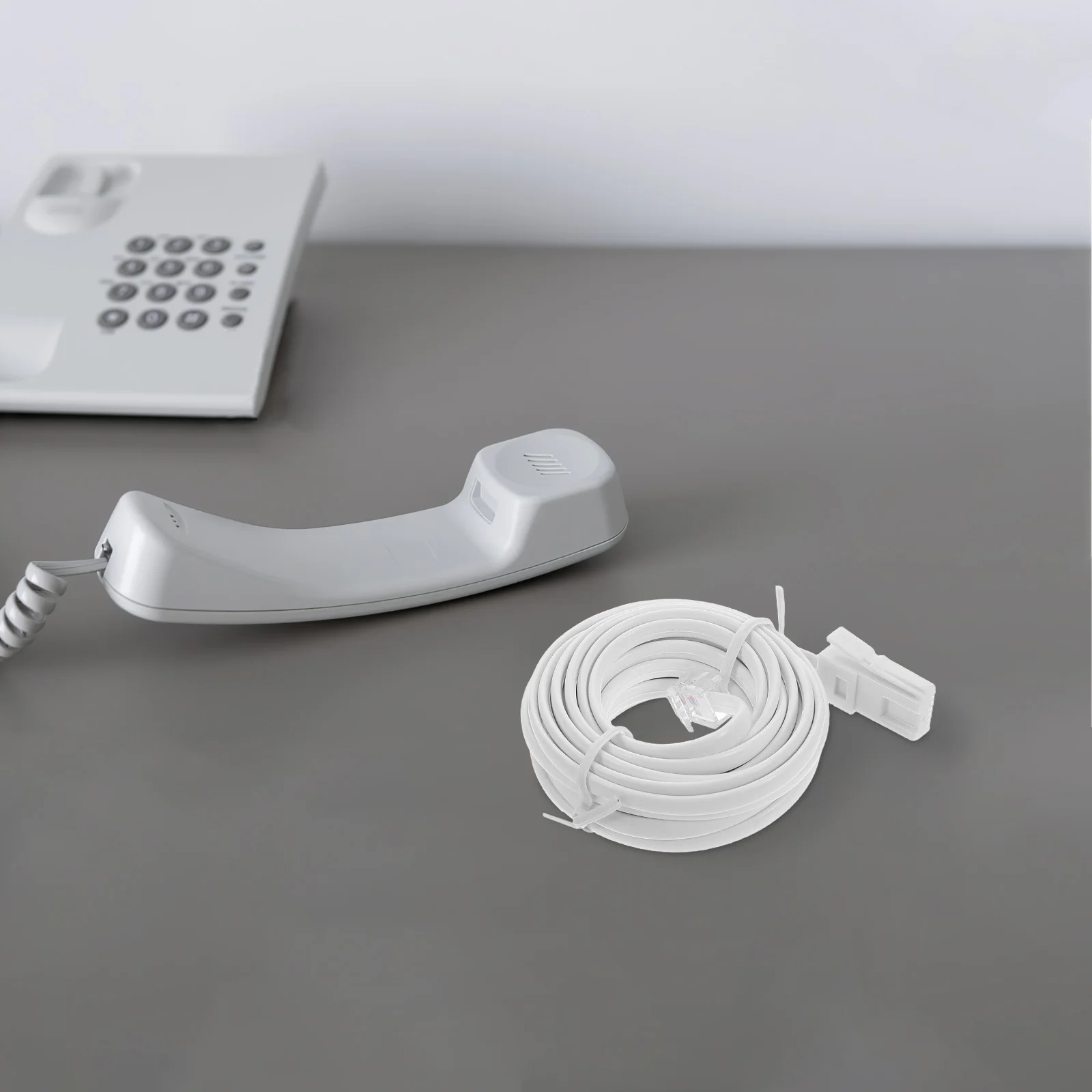 

3m British Style Telephone Cord Extension Cable Phone Line for Landline Home Office Use Phone Line Modem Cable
