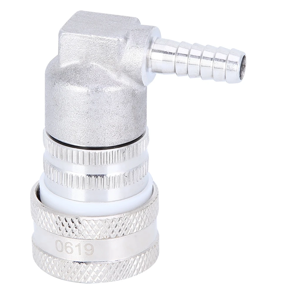 Homebrew Beer Stainless Steel Ball Lock Beer Keg Coupler Gas Quick Connector Dispenser