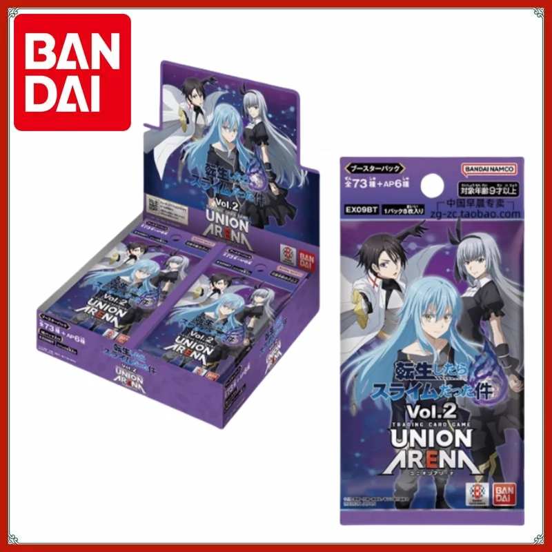 

Оригинальные карты Bandai UNION ARENA TCG, коллекционная игра The Realm of Fighting, японская возрождение EX09BT для Slime Vol.2, пополняющая сумка