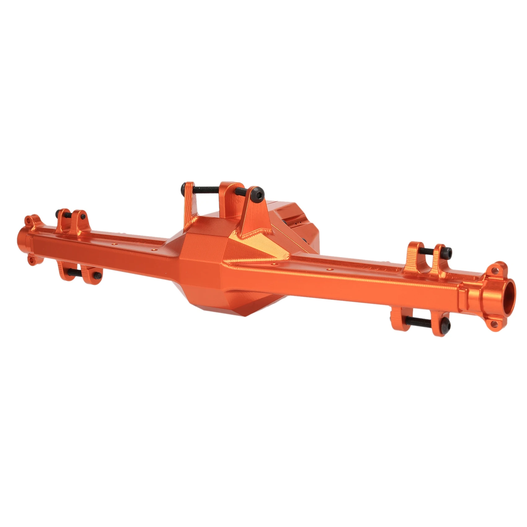 Metal Rear Axle Housing with Gearbox Cover for Traxxas UDR Unlimited Desert Racer 1/7 RC Car Upgrade Parts,Orange