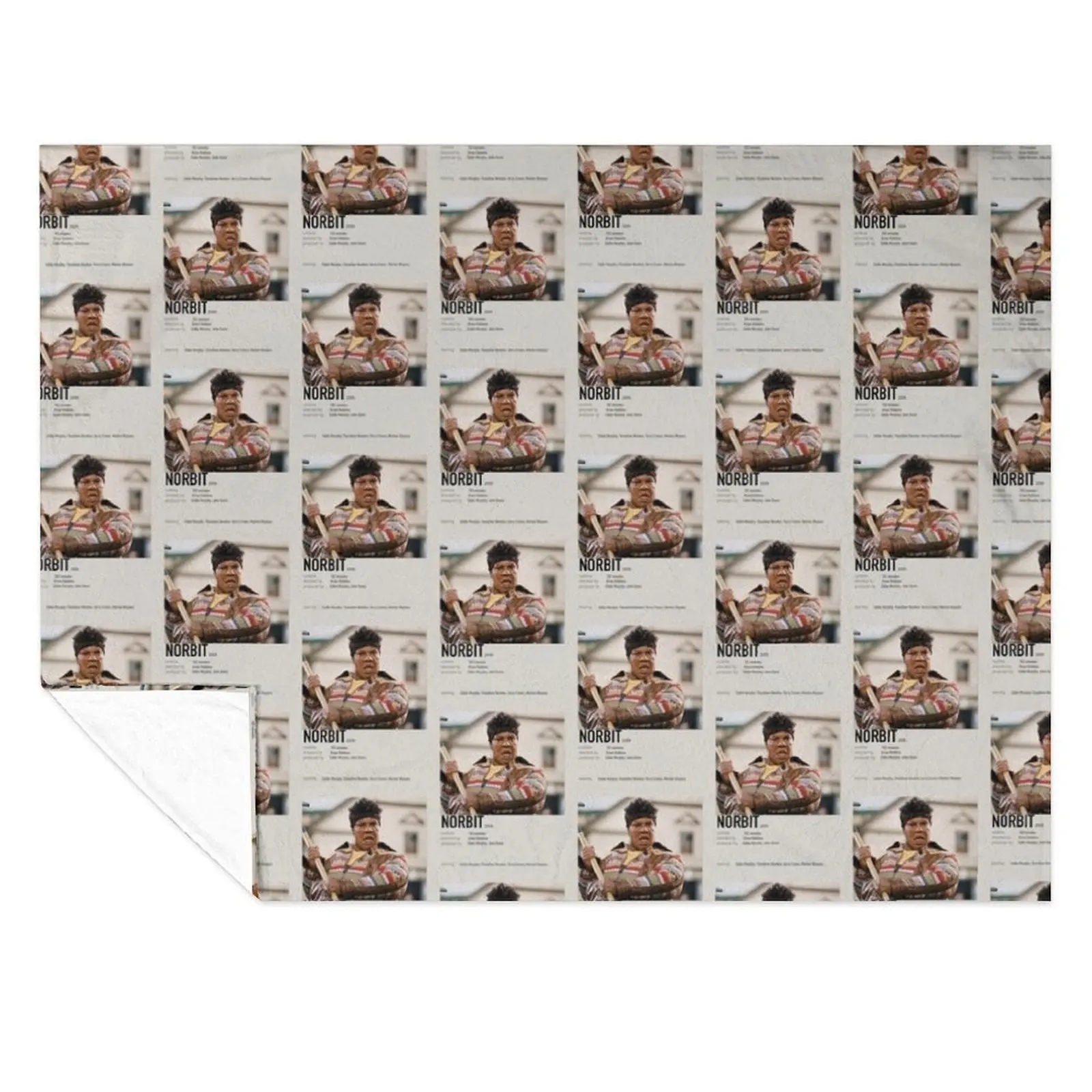 

Norbit Movie Sticker Throw Blanket Beach Bed Bed linens Thin Blankets
