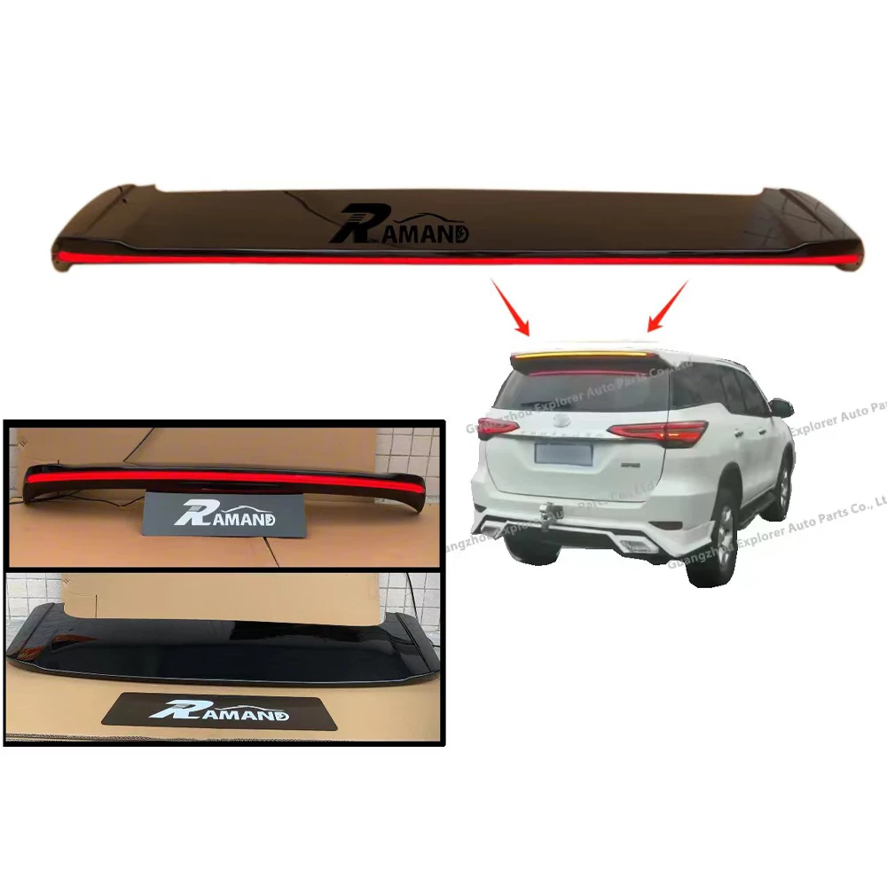 

Factory Wholes Sales LED Rear Wing for Fortuner Car Exterior Accesorios Tail Wing Spoiler 2022