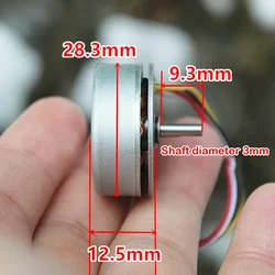 Mikro DC fırçasız motor 3 fazlı 4 telli Harici Rotor DC 6V-12V 8V 9V 9000RPM 10W Mini Dilsiz Dilsiz BLDC DIY Oyuncak Modeli Yedek Parça