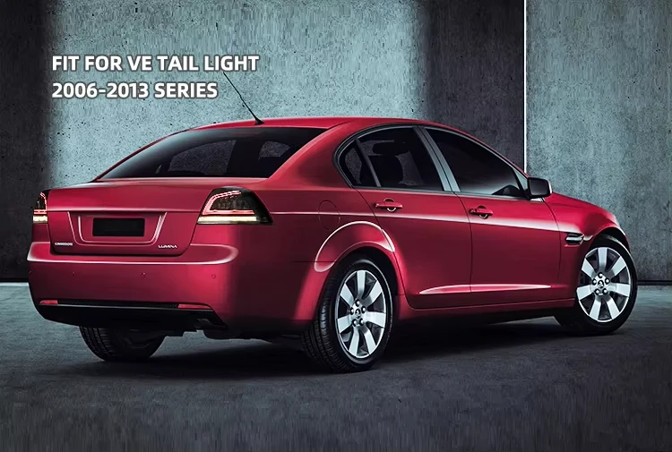 VLAND كامل LED الضوء الخلفي مع 2006-2012 2013 الذيل ضوء متتابعة بدوره إشارة الخلفية الذيل مصباح ل هولدن كومودور كاليس VE S1
