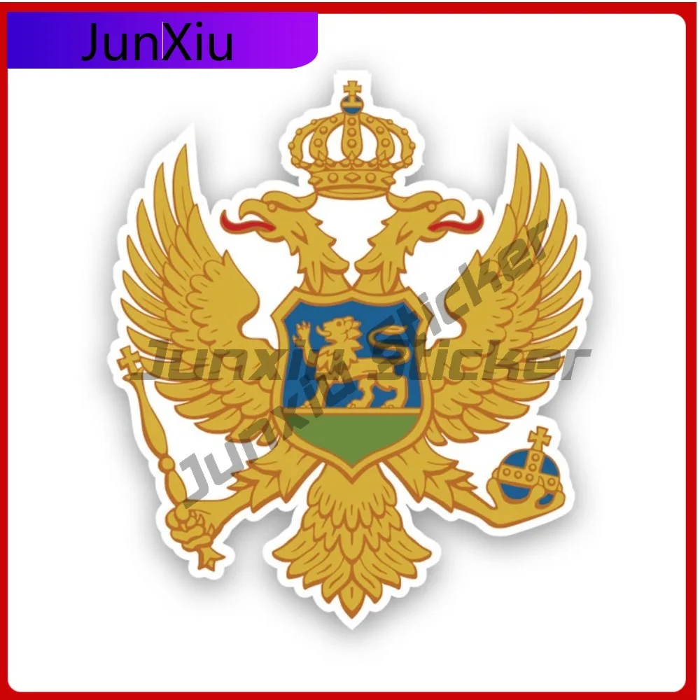 

Creative Anime Montenegrin Coat Of Arms Sticker Decal American Made Uv Protected Montenegro Flag Mne Coa Sticker Anti Scratch