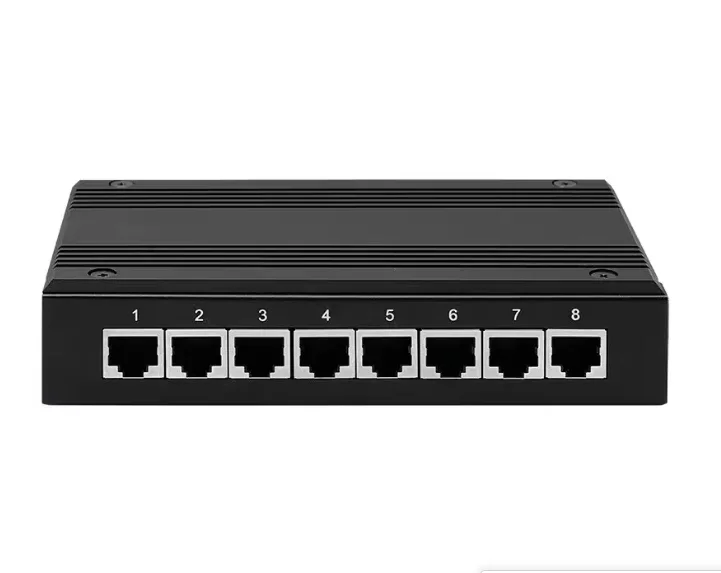 UTEK UT-D6808 8-Port RS-232/485/422 Serial Server 10/100M Ethernet TCP/IP Transparent Transmission 1U Rack