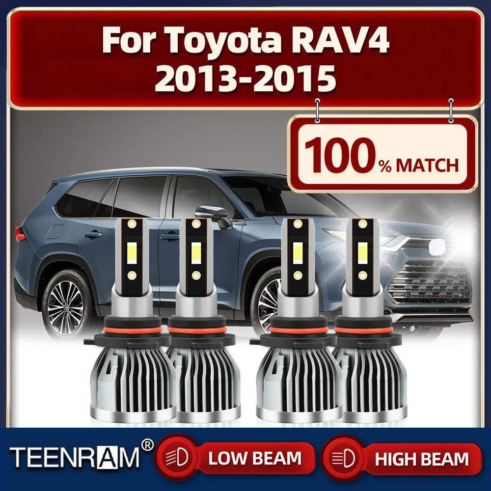 

240W LED Headlight Bulbs 40000LM Super Bright Car Lights 12V 6000K Plug And Play Auto Lamps For Toyota RAV4 2013 2014 2015