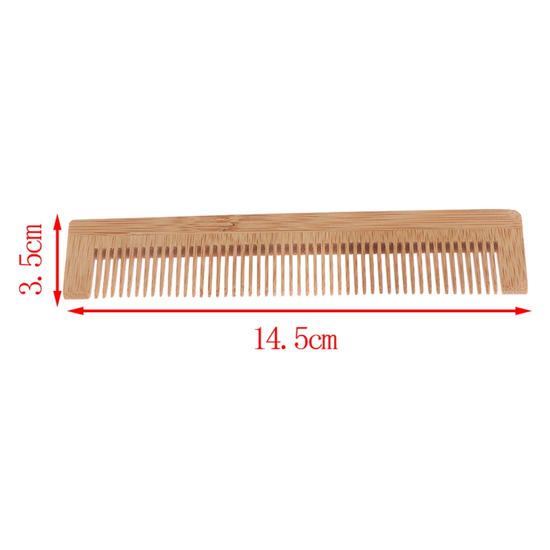 1X Sisir Kayu Pijat Sikat Ventilasi Rambut Bambu Sisir Rambut SPA Perawatan Rambut