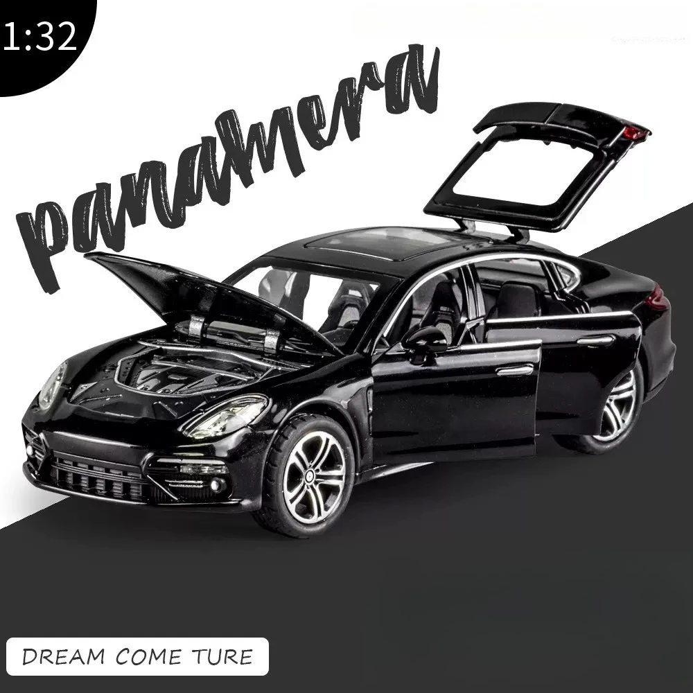 

1:32 Panamera, литая под давлением модель автомобиля из сплава, коллекция детских игрушек, подарки для хобби с мальчиками, подарок для детей