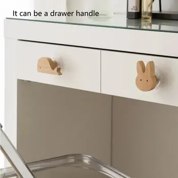 Roztomilé dřevěné nástěnné háčky dětský pokoj háček se zvířaty nástěnný přívěsek na klíče háček na kabáty domácí dekorace masivní dřevěný háček věšák do kuchyně přístup 8 nejlepší prodej dřevěné nástěnné háčky - №8