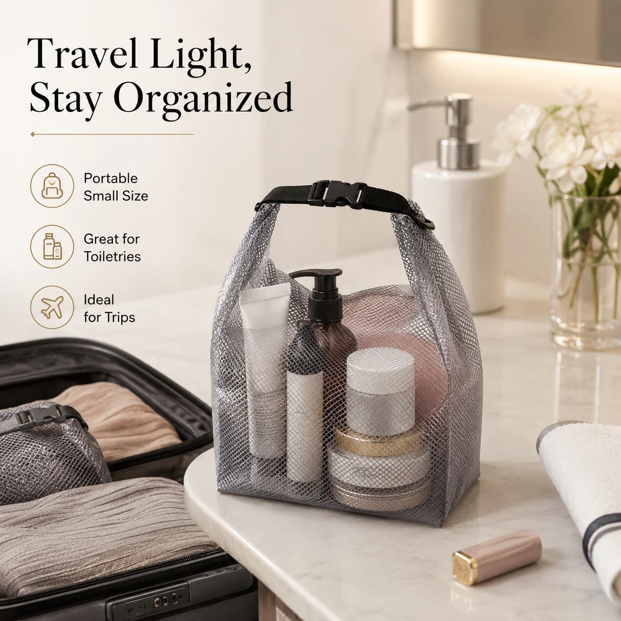 Travel Organizer Men - 防水巾着トラベルバッグ大容量ジム水泳収納ポーチ濡れた服用バスルームオーガナイザー男性女性用