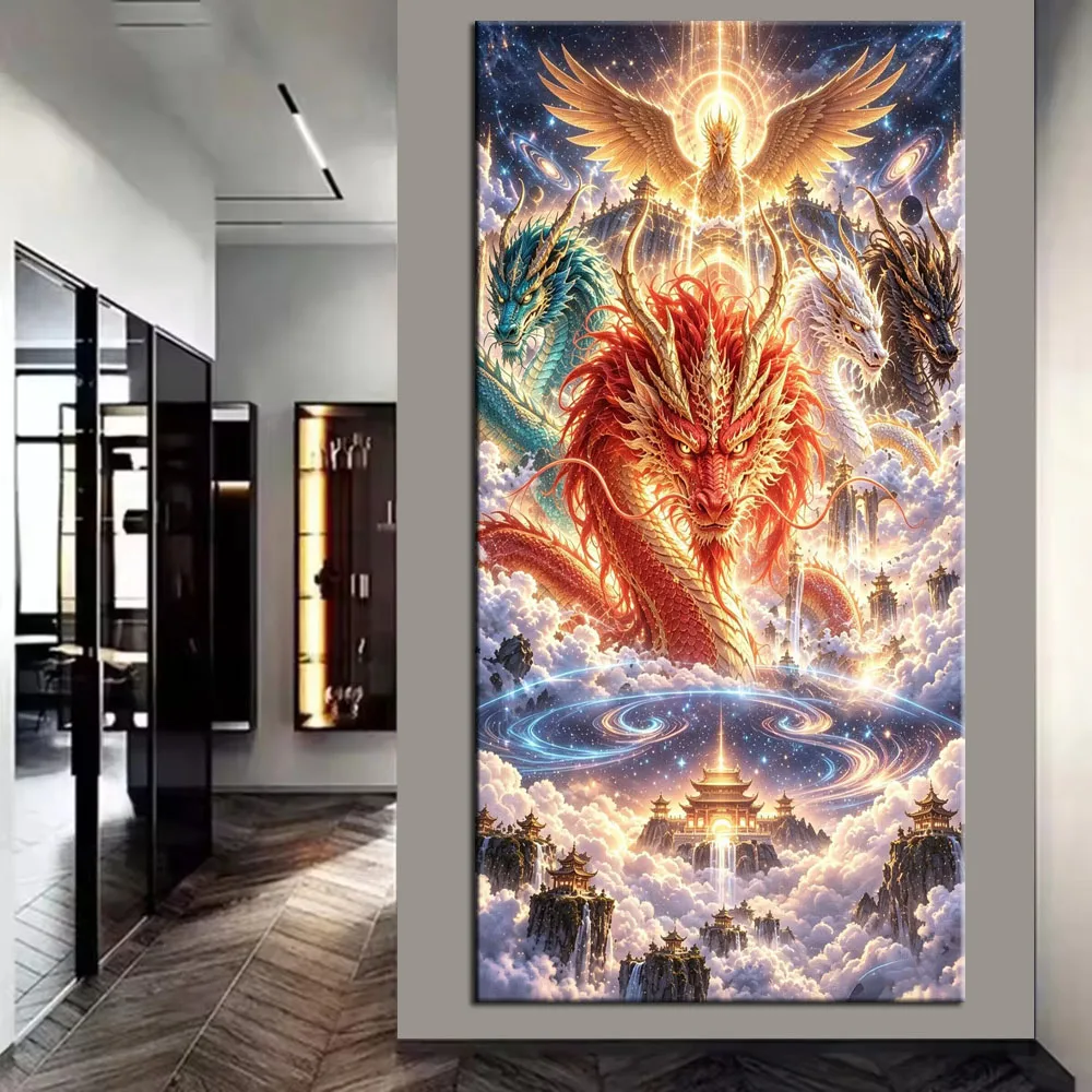 DIY Diamond Painting Cross Stitch The Majestic Dragon Picture Full Drills Diamond Mosaic New Collection Home Decor