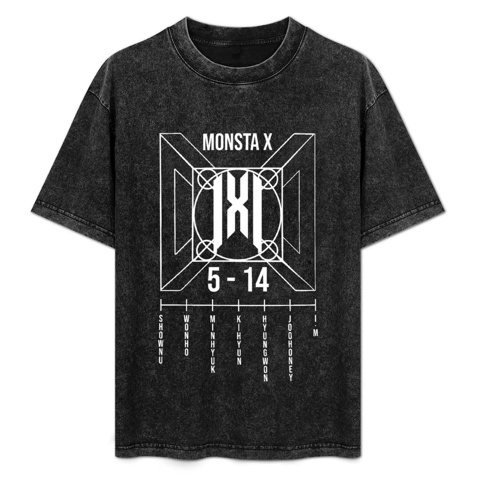 Monsta X Anniversary Shirt T-Shirt Casual Loose Daily Wear T-Shirt