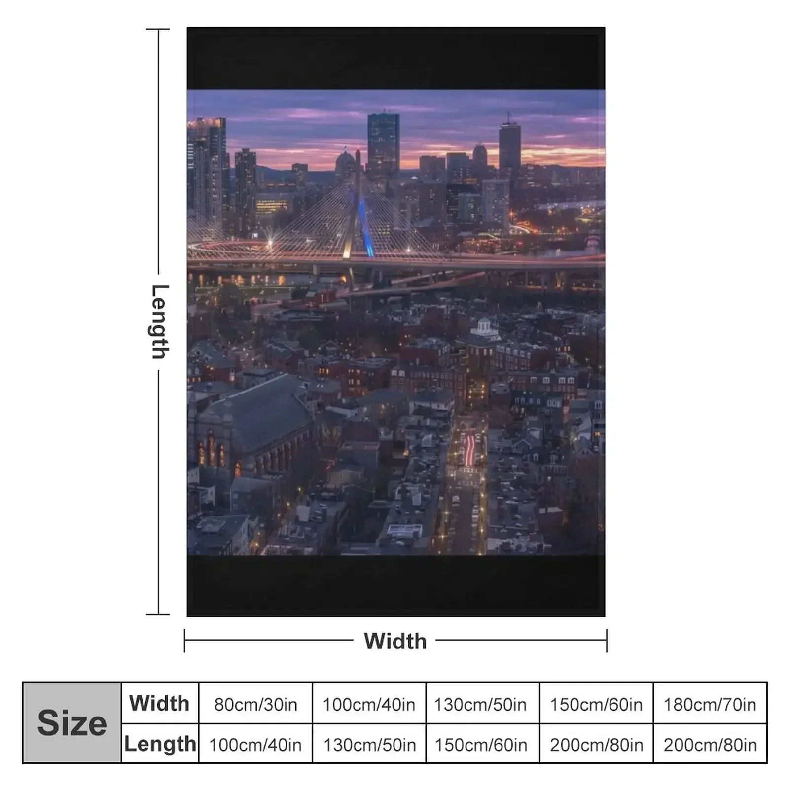 New Charlestown sunset, Boston Throw Blanket Picnic Luxury Brand anime christmas decoration Blankets