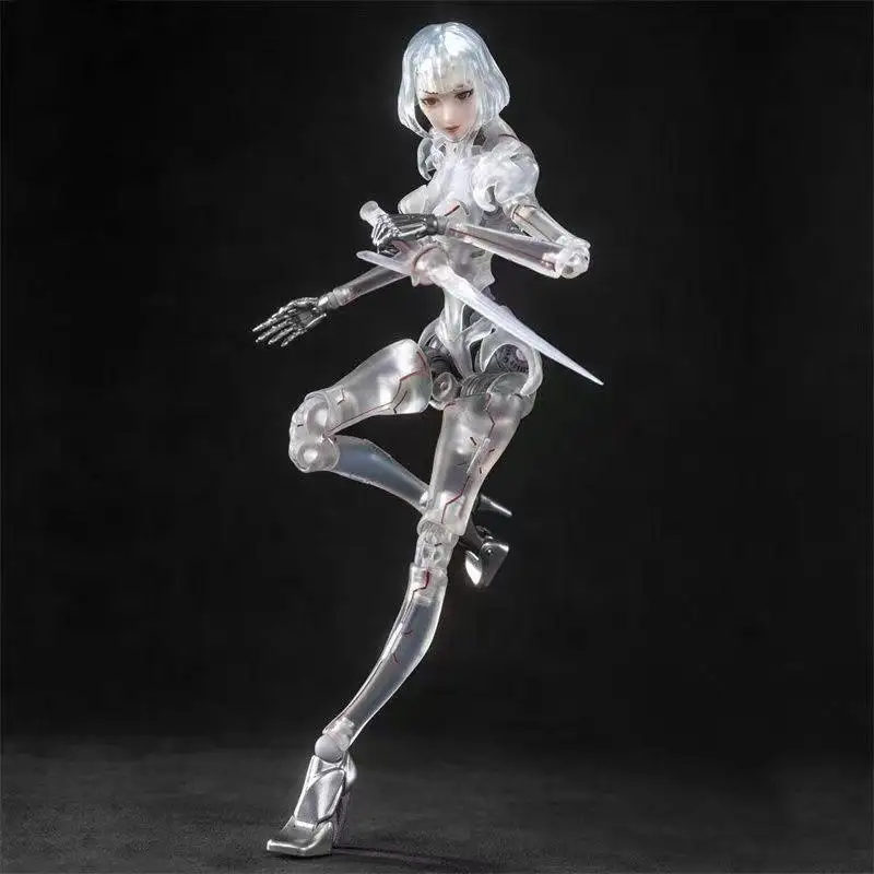Figura de Ação Android de Ficção Científica 1/12, Agente AI Femella C1, Modelo com Articulações Móveis, Brinquedo Colecionável GK, Ornamento de Mesa, Presente de Anime
